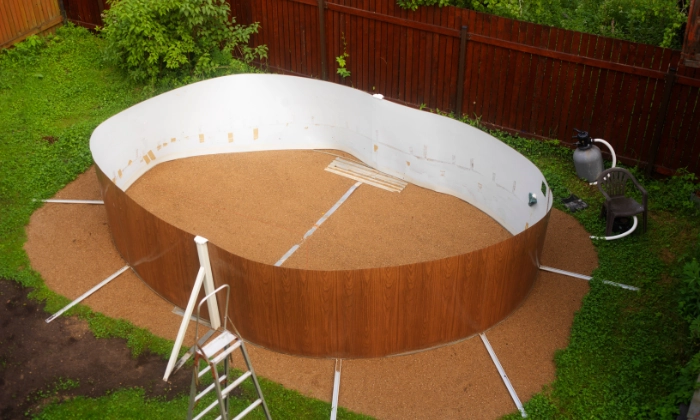 Above ground pool landscaping ideas